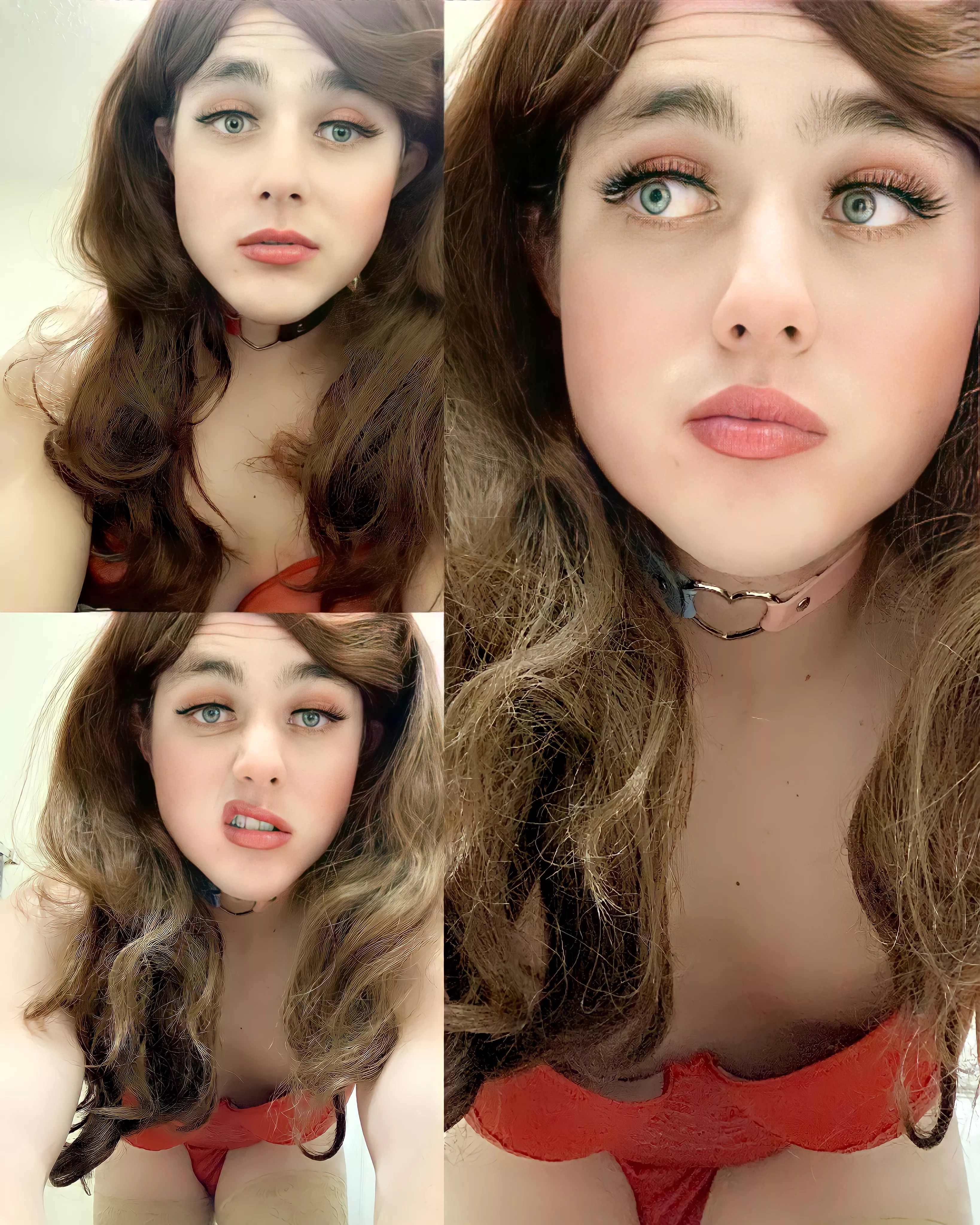 My enslaved Dolly has been doing a great job on her makeup skills since she failed trying to be a male, might as well look pretty for them since she can't be one 😈