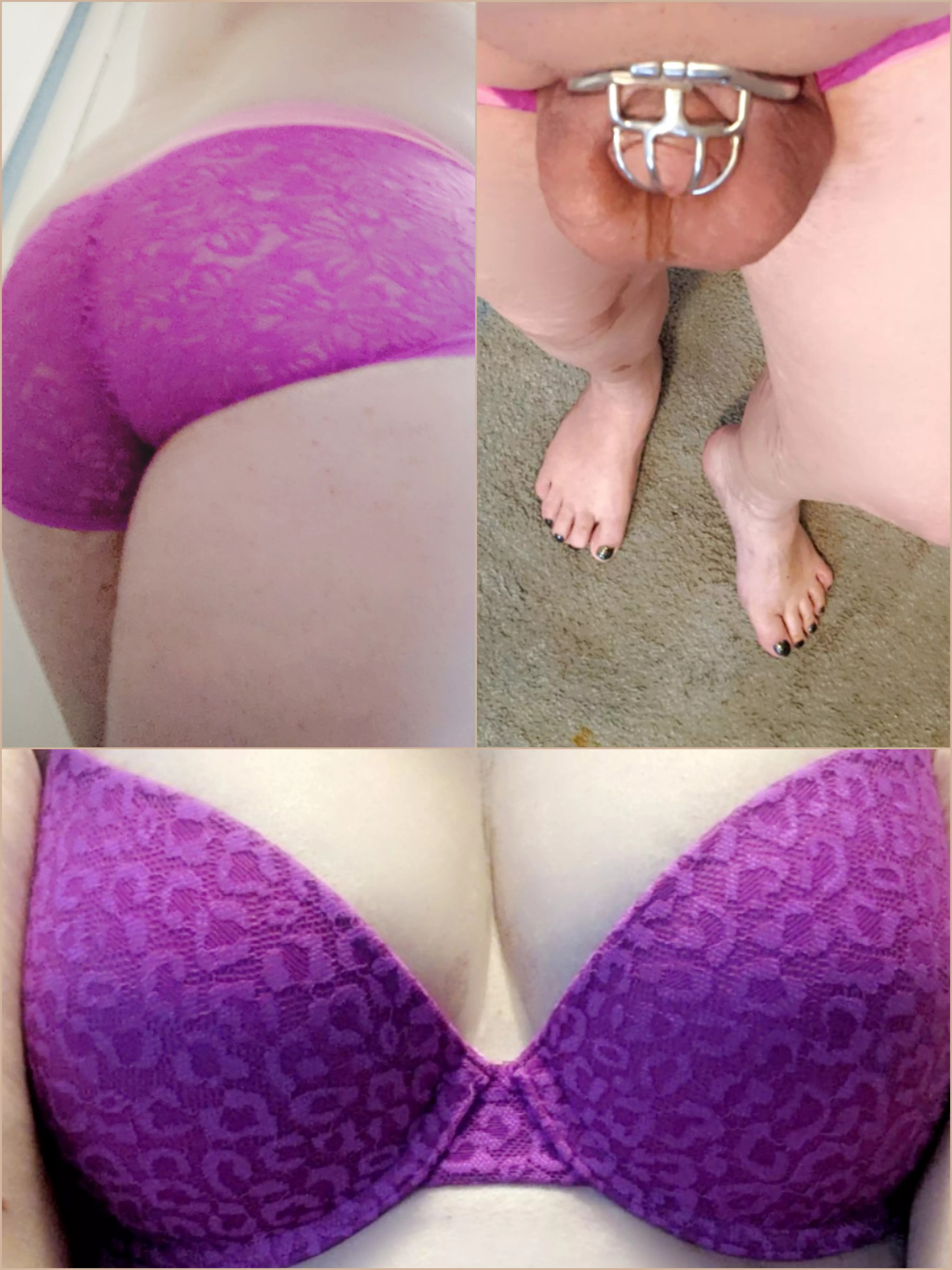 My enslaved Jenna's panties and bra verification before sending this bitch to work this morning My enslaved Jenna's panties and bra verification before sending this bitch to work this morning