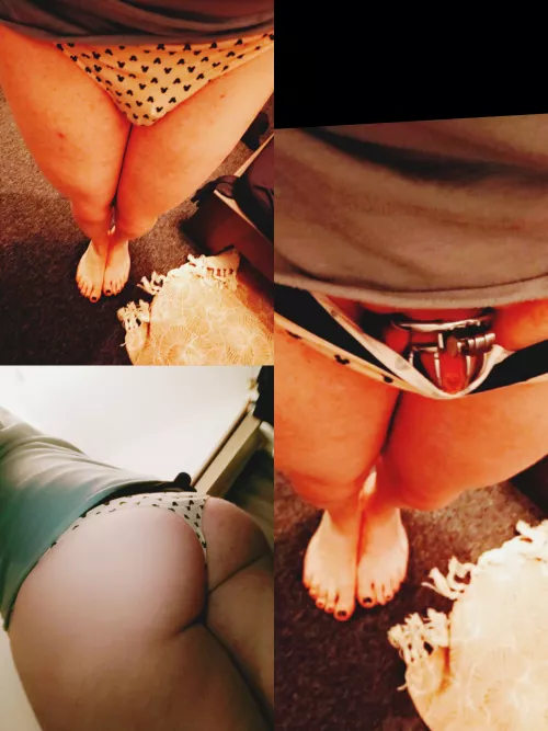 My enslaved Sissy Ariane's morning verification.