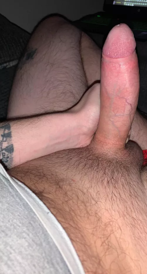 My fat cock is here to stretch out all your holes