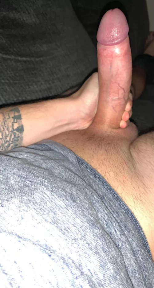 My fat uncut cock will make all your holes gape