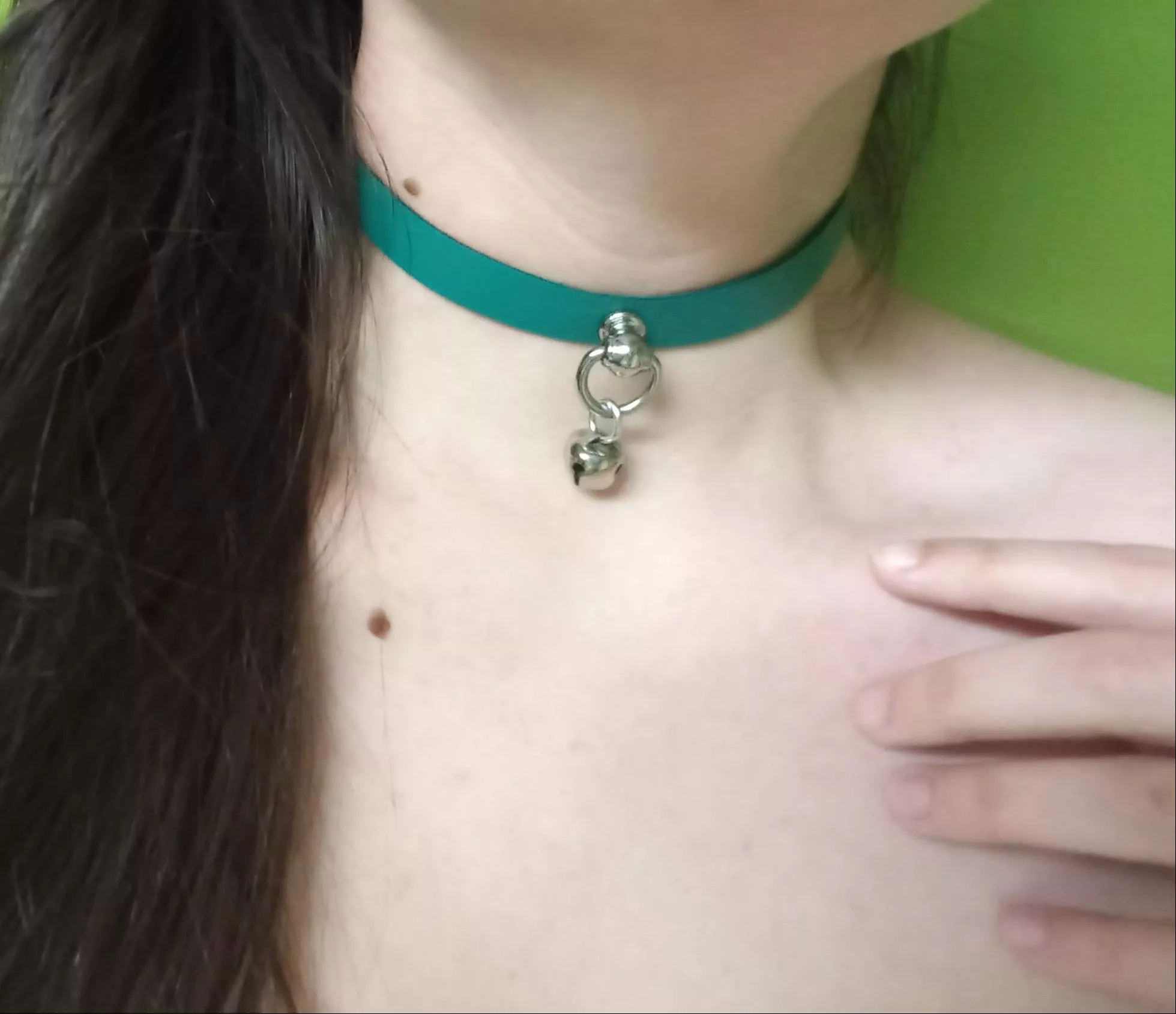 My favorite collar, courtesy of Master. <3