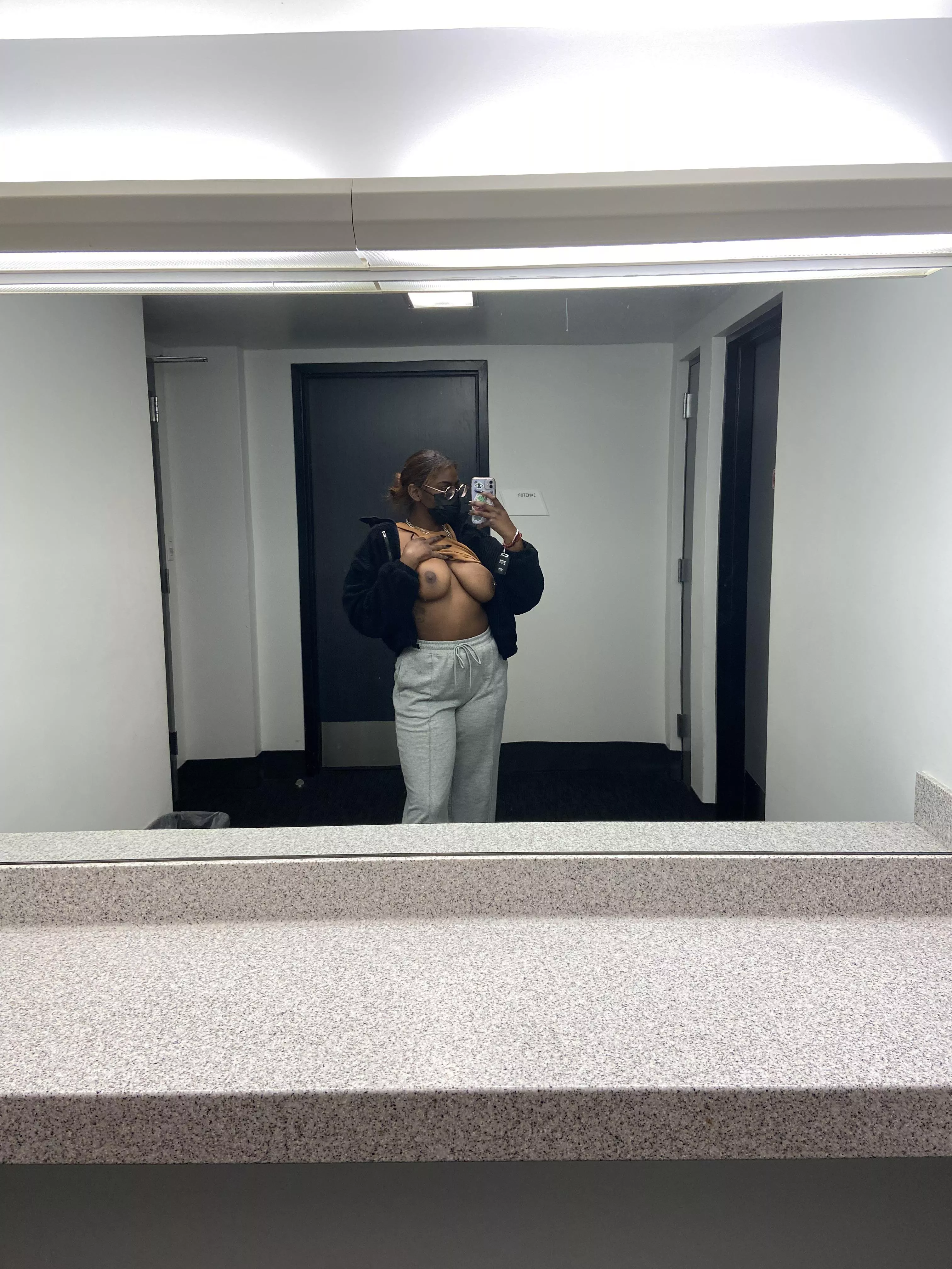 my favorite kind of bathroom selfie