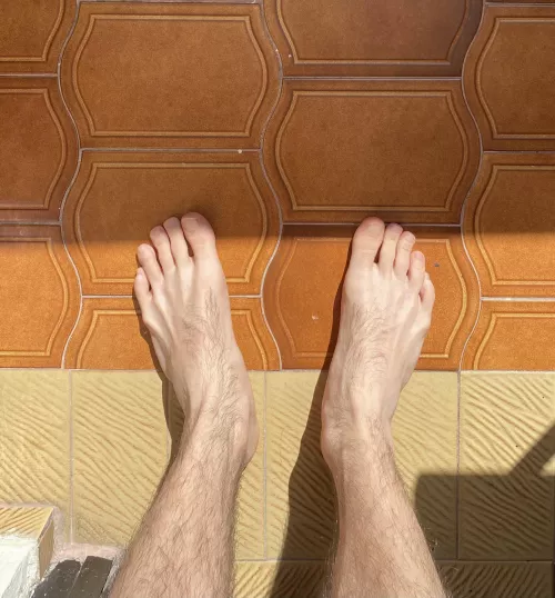 my feet under sun