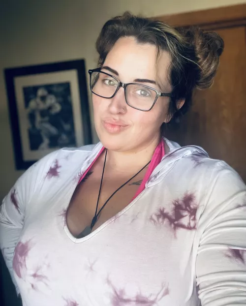 My first attempt at space buns! 🥰🥰