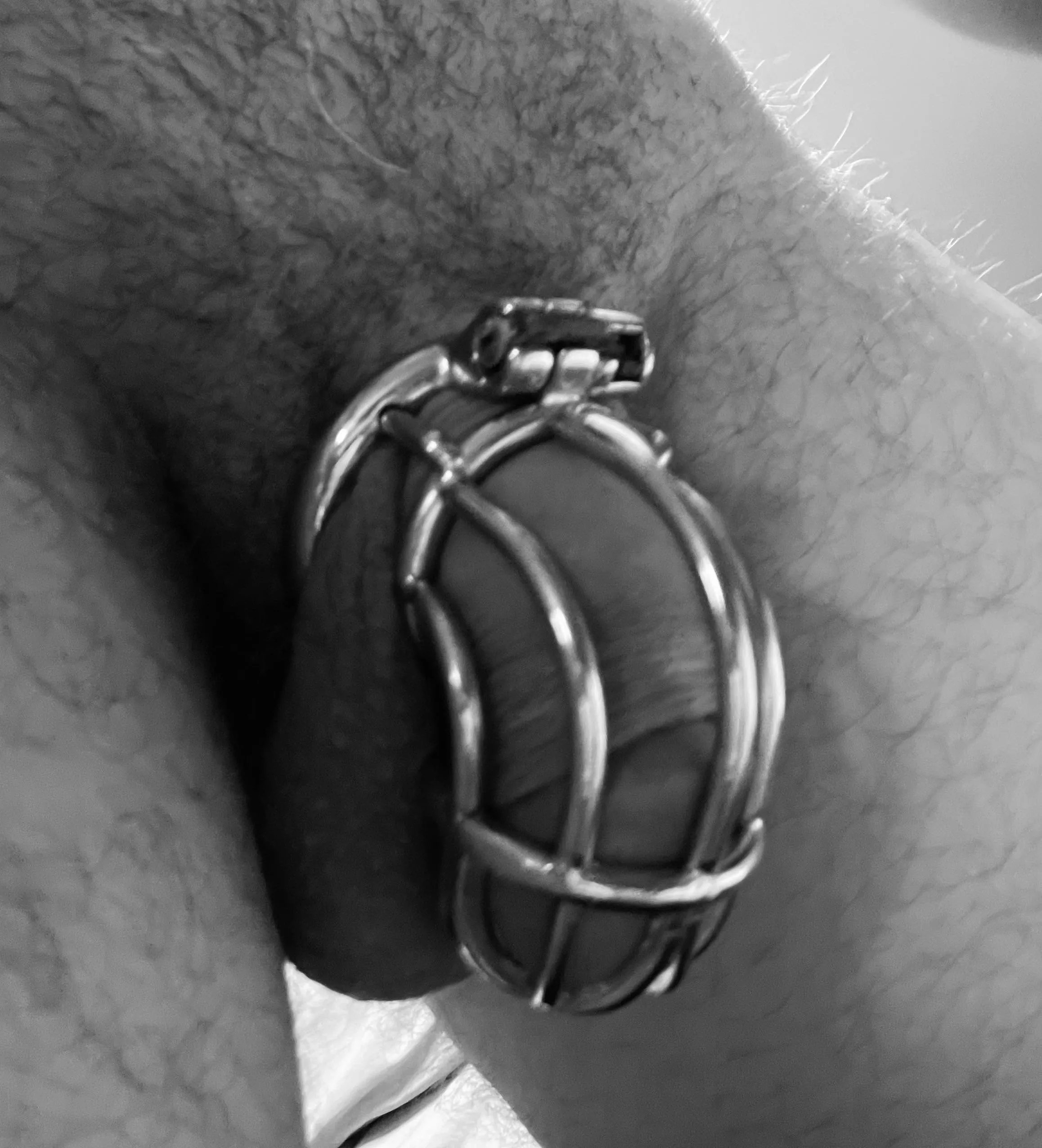 My first cage and my balls feel like they’re about to explode, kind of love it though