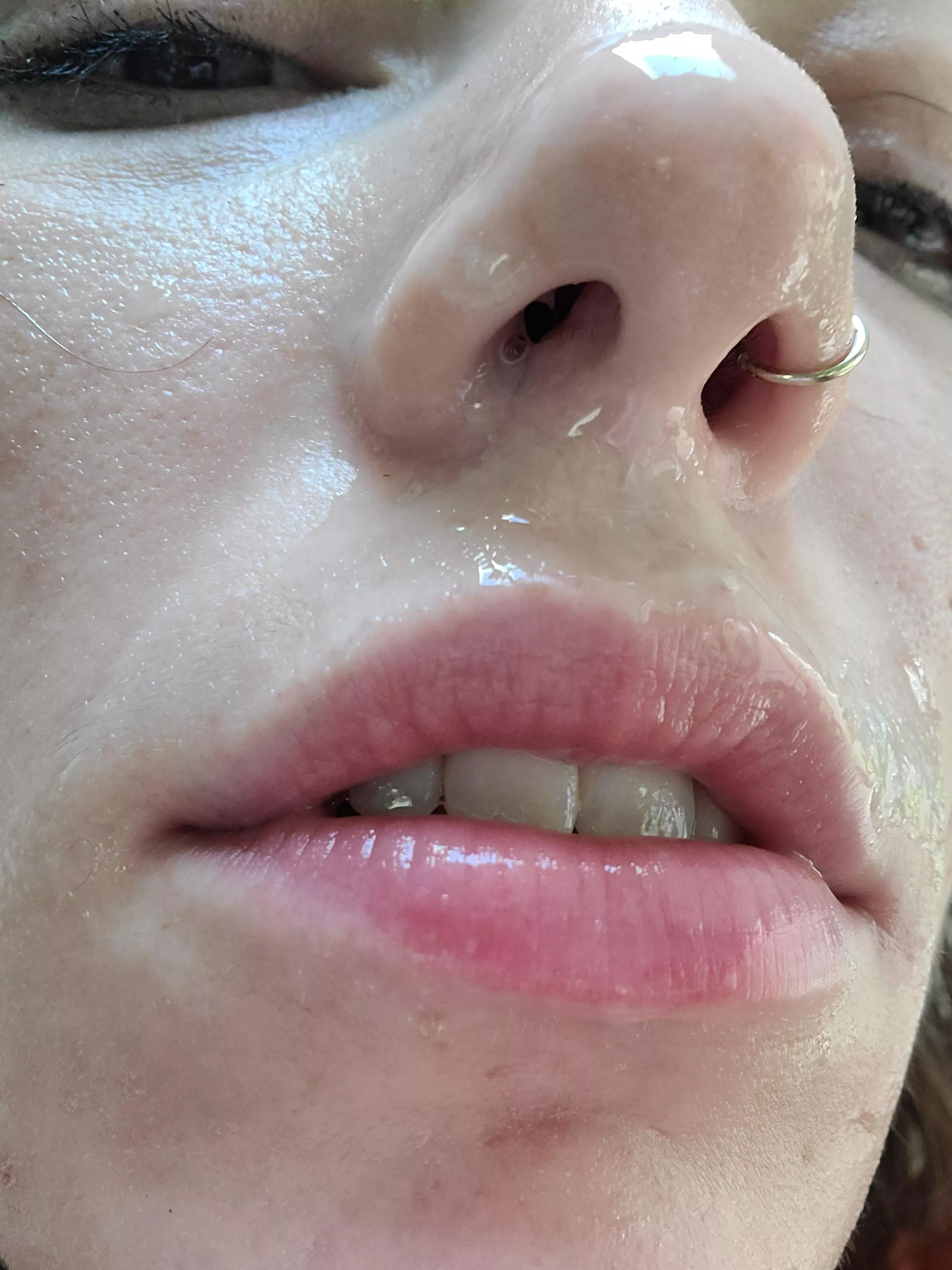 My first facial! 👻