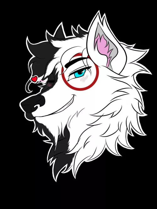 My fursona drawn by my wife 😍❤️