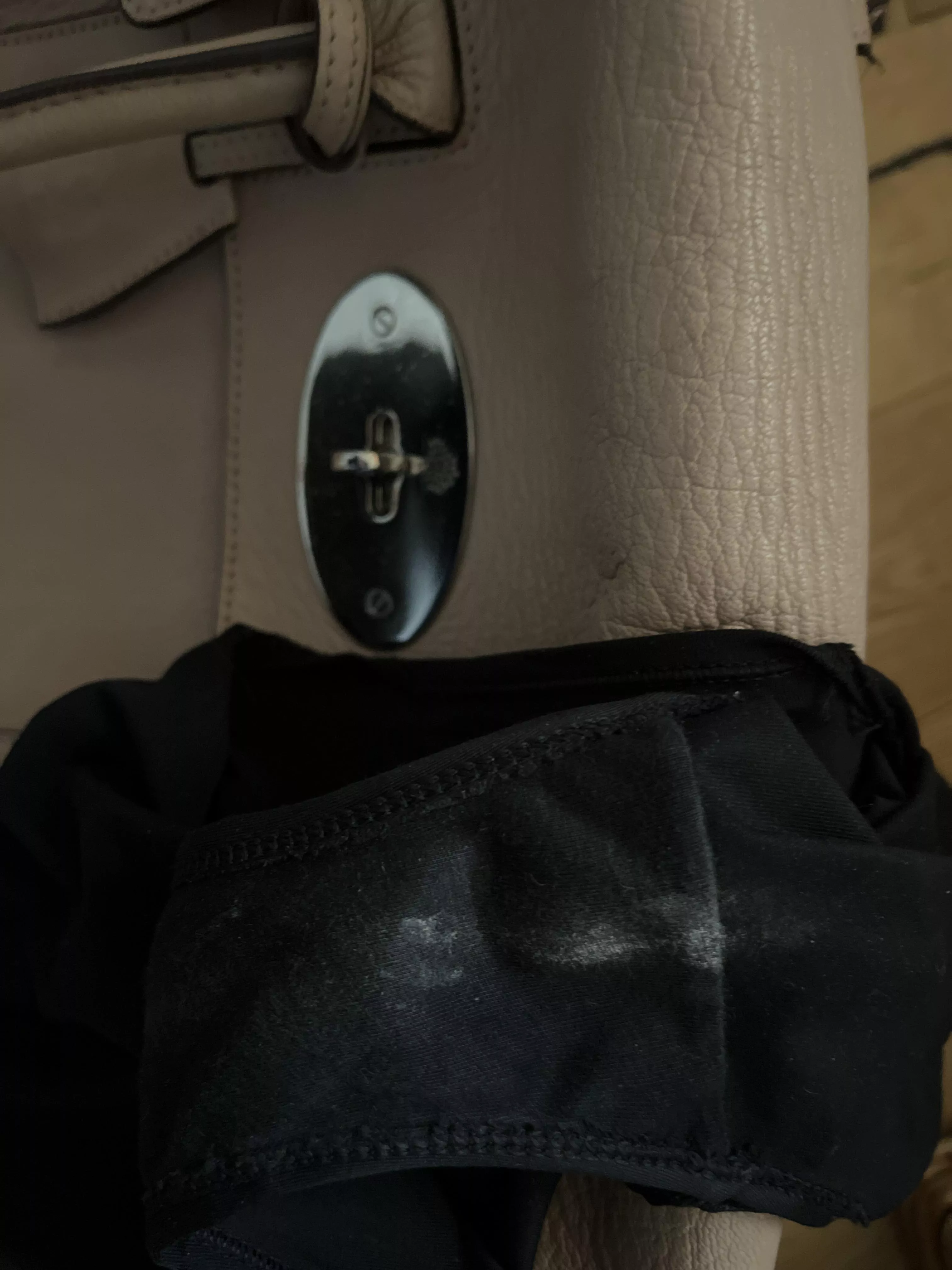 My girlfriends mate went on a date last night. She popped over today. While they are out with the dog I have found these lovely smelling things in her bag