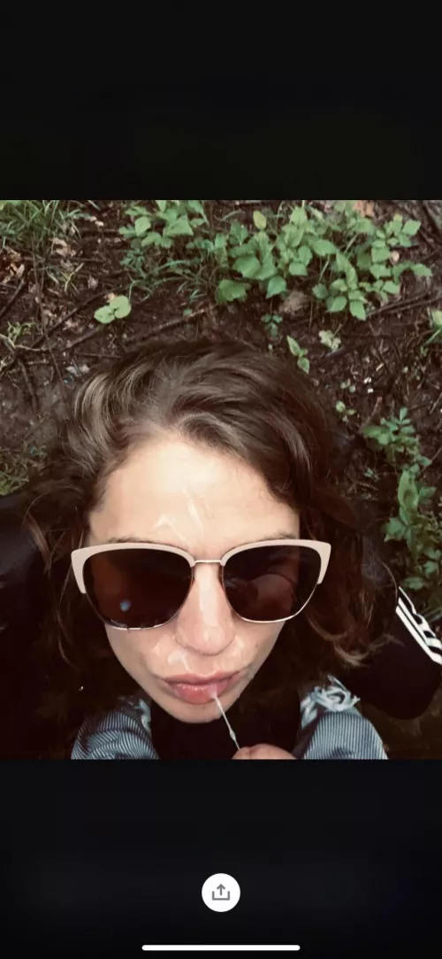 My glasses and face love a creamy facial