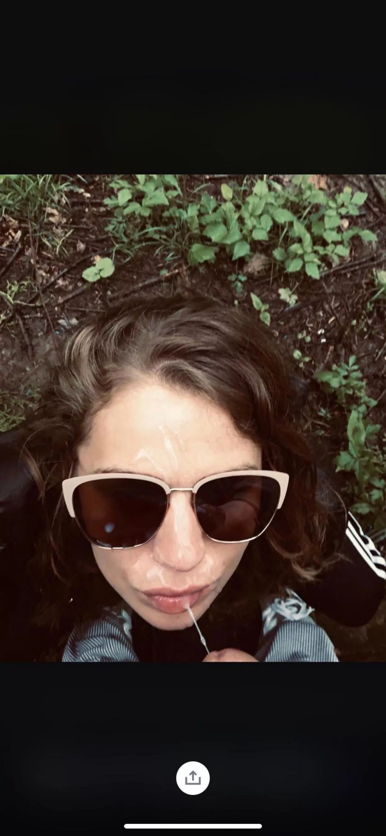 My glasses and face love a creamy facial