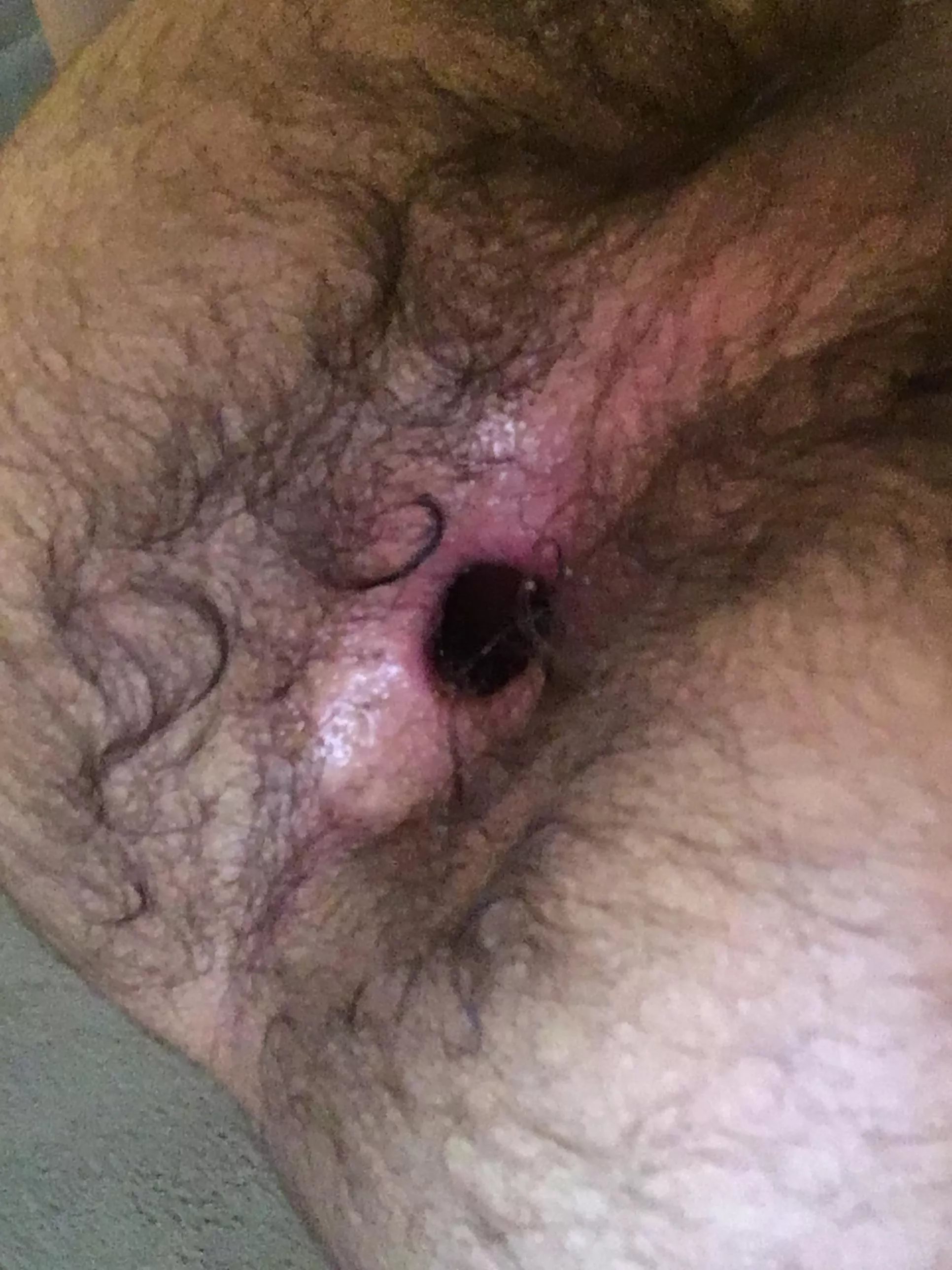 My glistening bussy after being cucumber fucked, message me for the full vid!