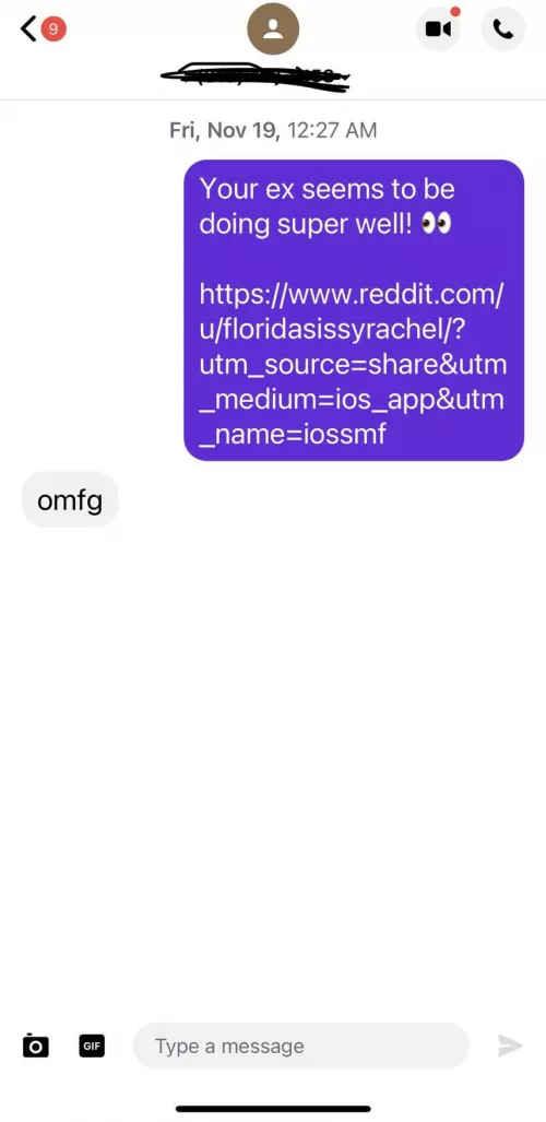 My goddess is in love with the idea of exposing me to people in my life. Last month she fucked my best friend in front of me while I stayed on the ground and worshipped her feet, she also sent my ex of 4 years my Reddit right after we posted my face so t