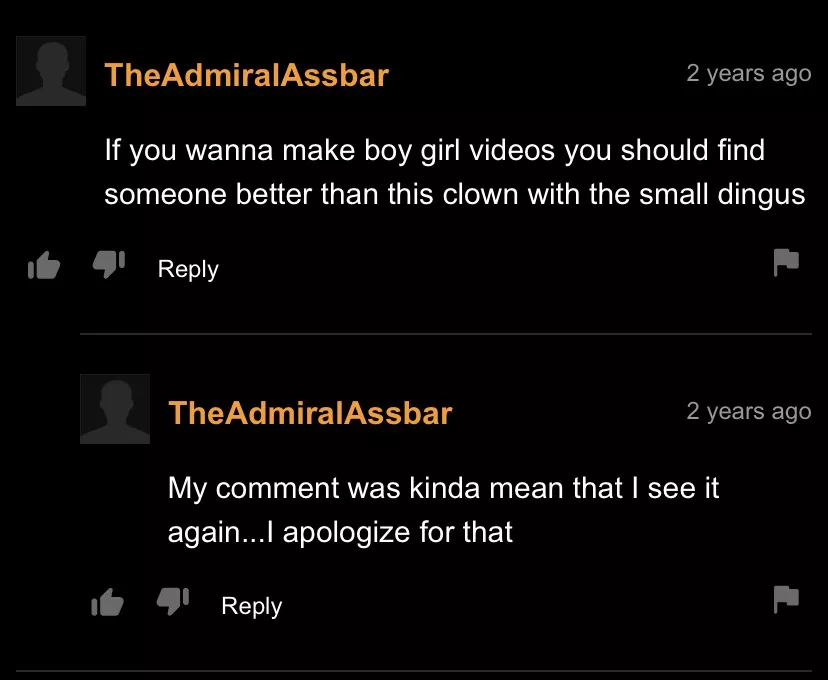 My guy learns self reflection in his post nut clarity