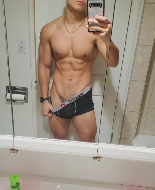 my hard asian body