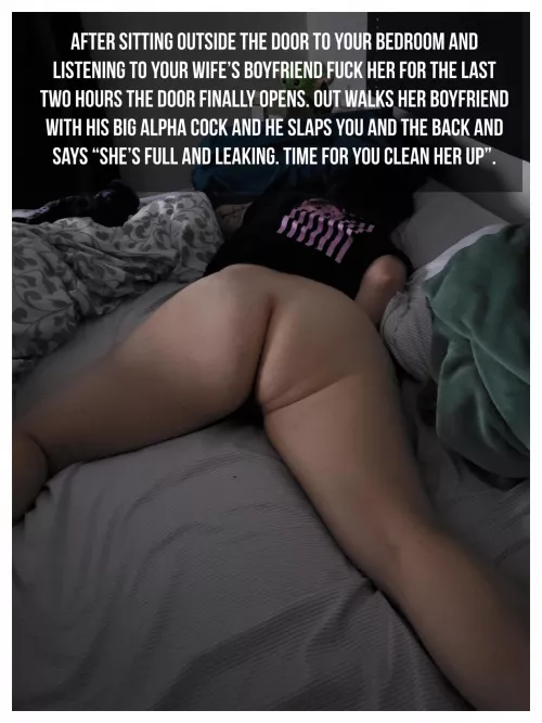 My hotwife. Caption credit to u/idocaptions