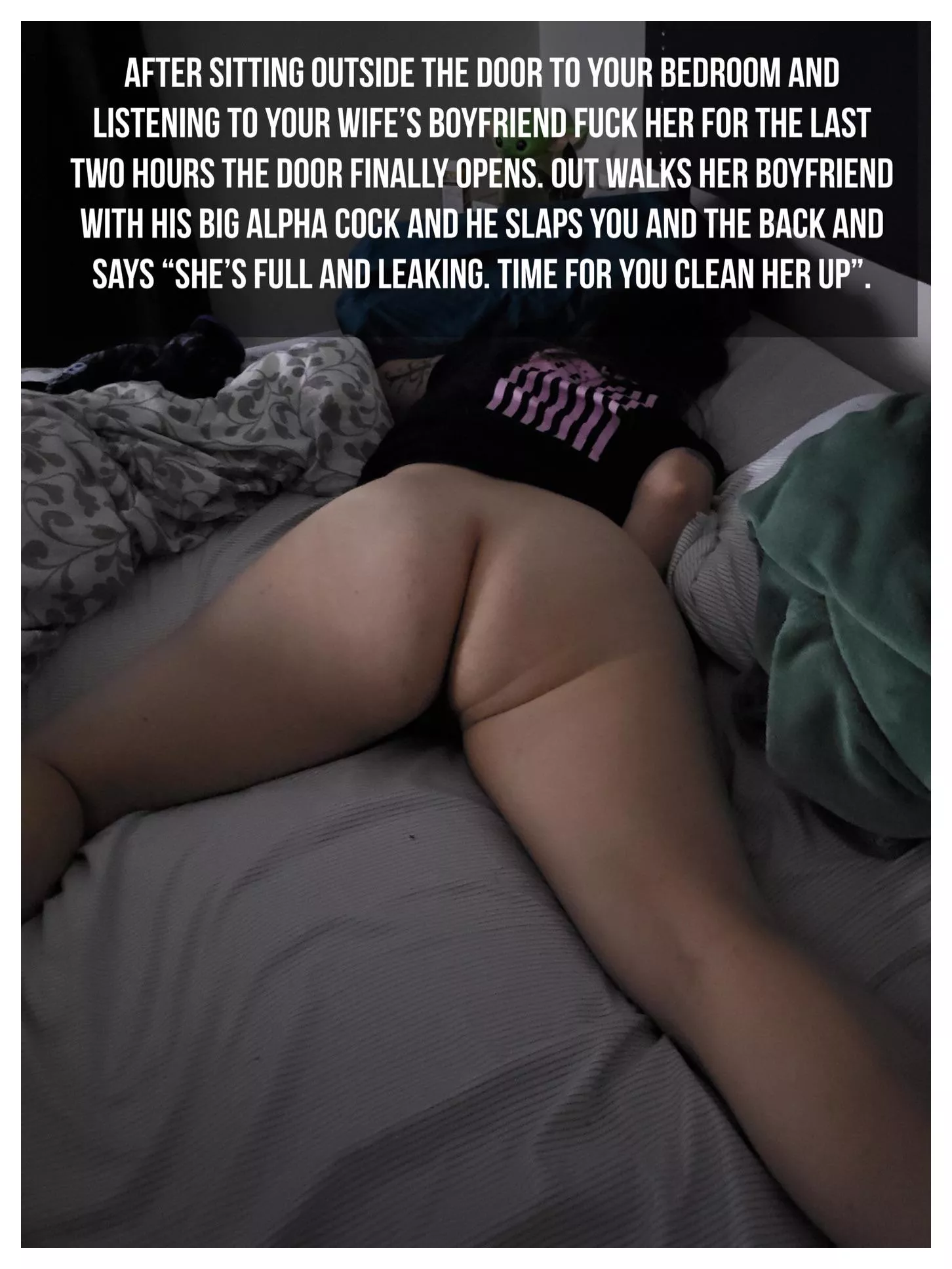 My hotwife. Caption credit to u/idocaptions