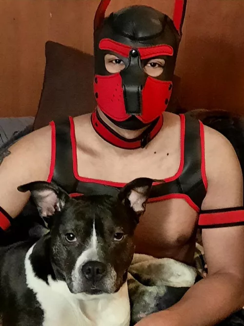 My husband and our doggie