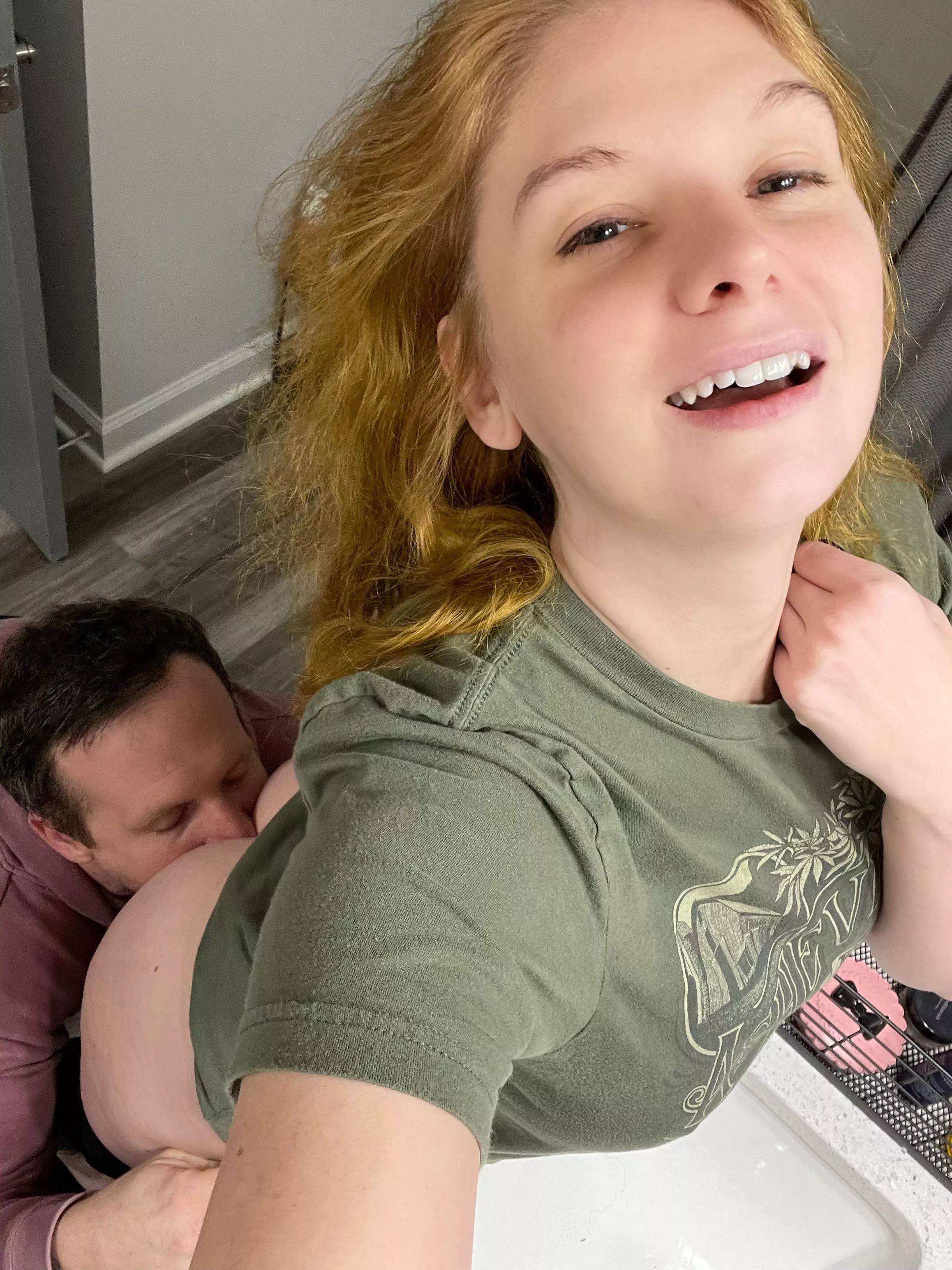My little subby bf just couldn’t keep his face out of my ass while I was getting ready for bed tonight My little subby bf just couldn’t keep his face out of my ass while I was getting ready for bed tonight