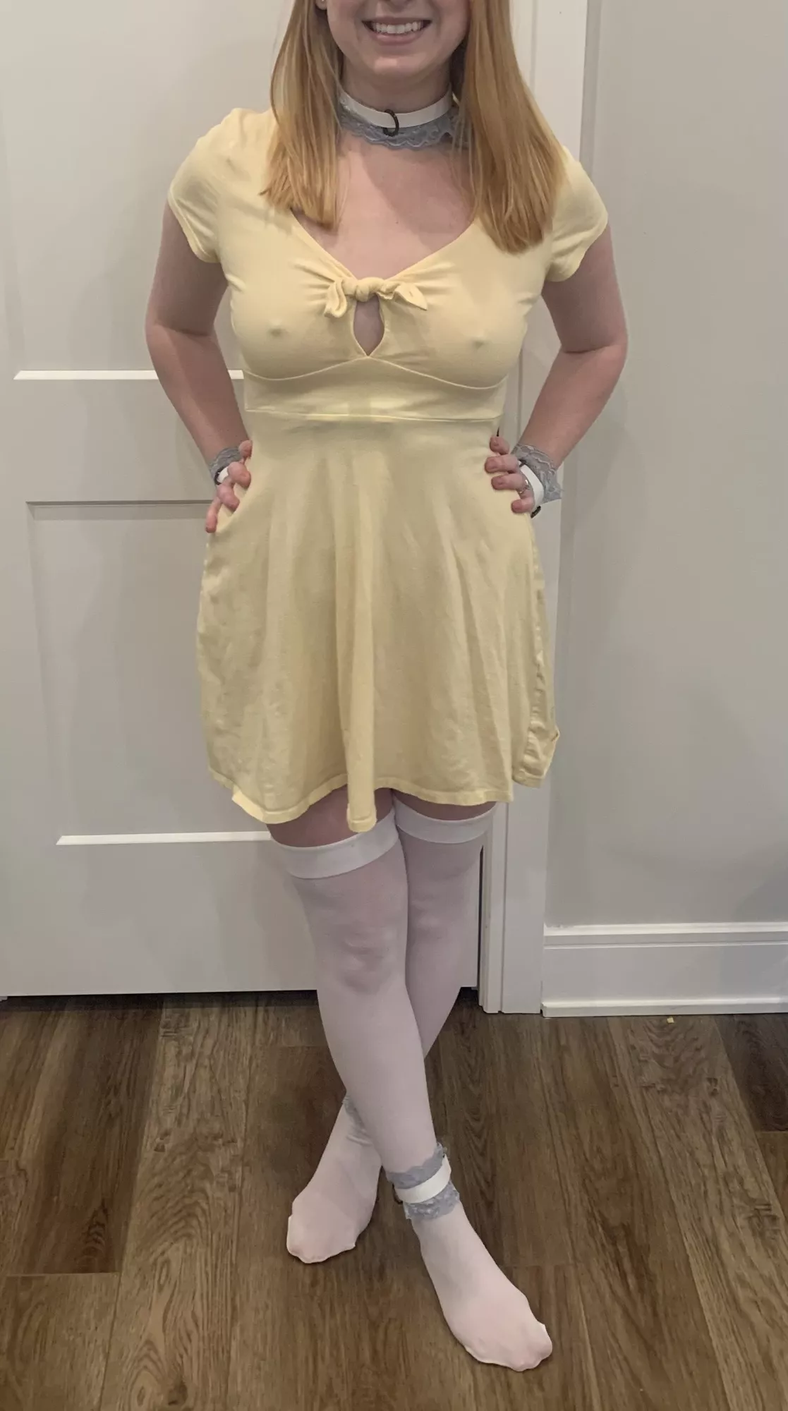 My Master told me to look cute [f]or him today, how’d I do?