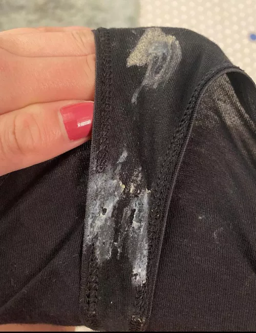 My messy little workout panties 💕🏃‍♀️