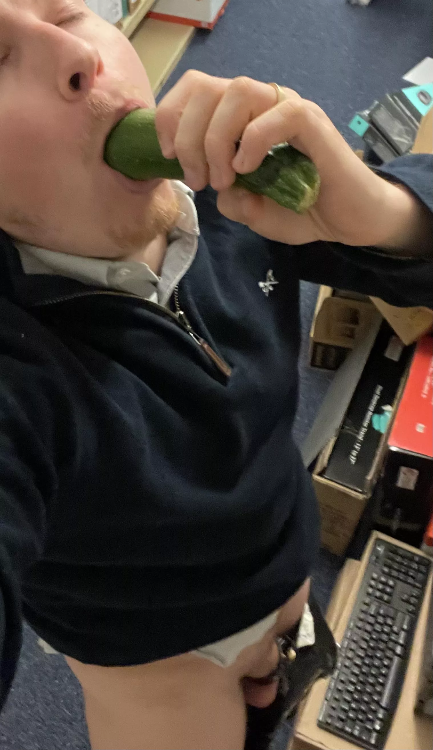 My mistress told me to suck on something big in my cage and post the evidence here My mistress told me to suck on something big in my cage and post the evidence here