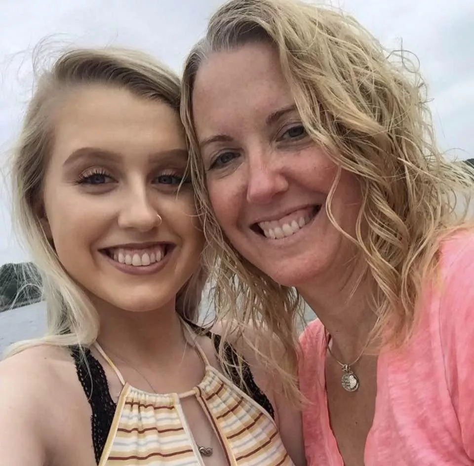 My mom and myself, believe she’s a grandma already?