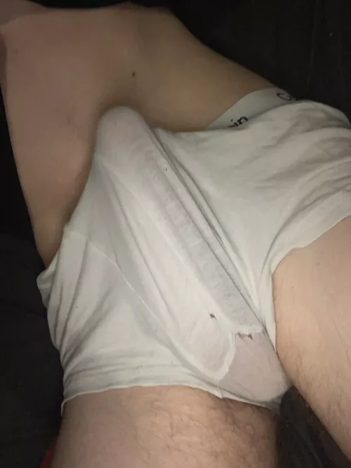 My morning bulge