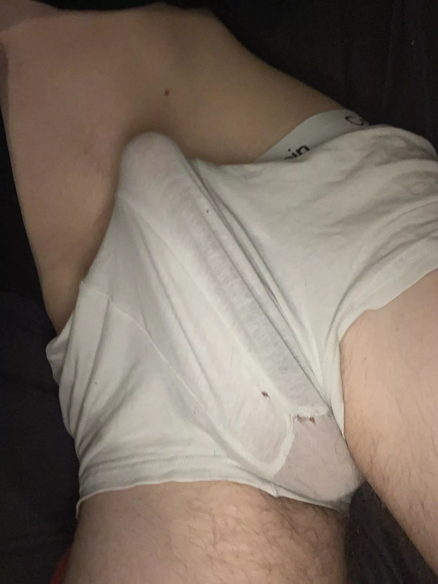 My morning bulge
