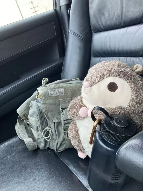 my new favorite stuffy from Daddy, Nip! 😊