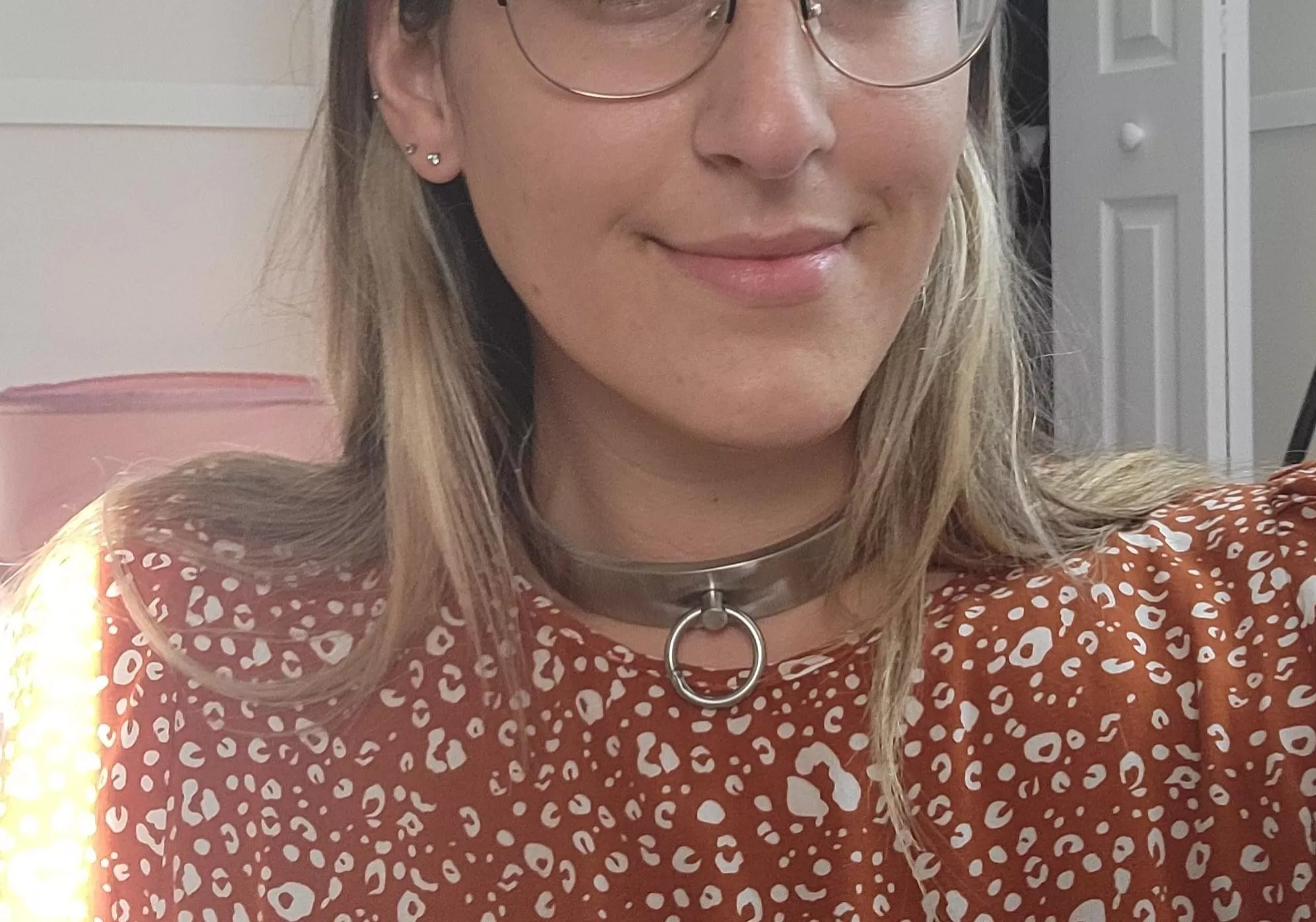 My newest addition to the collar collection. Third locking collar, second metal collar, twice as heavy as the last. Up to 5 collars total 🥰