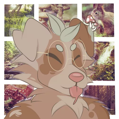 my newest sona, juniper, drawn in my art style!