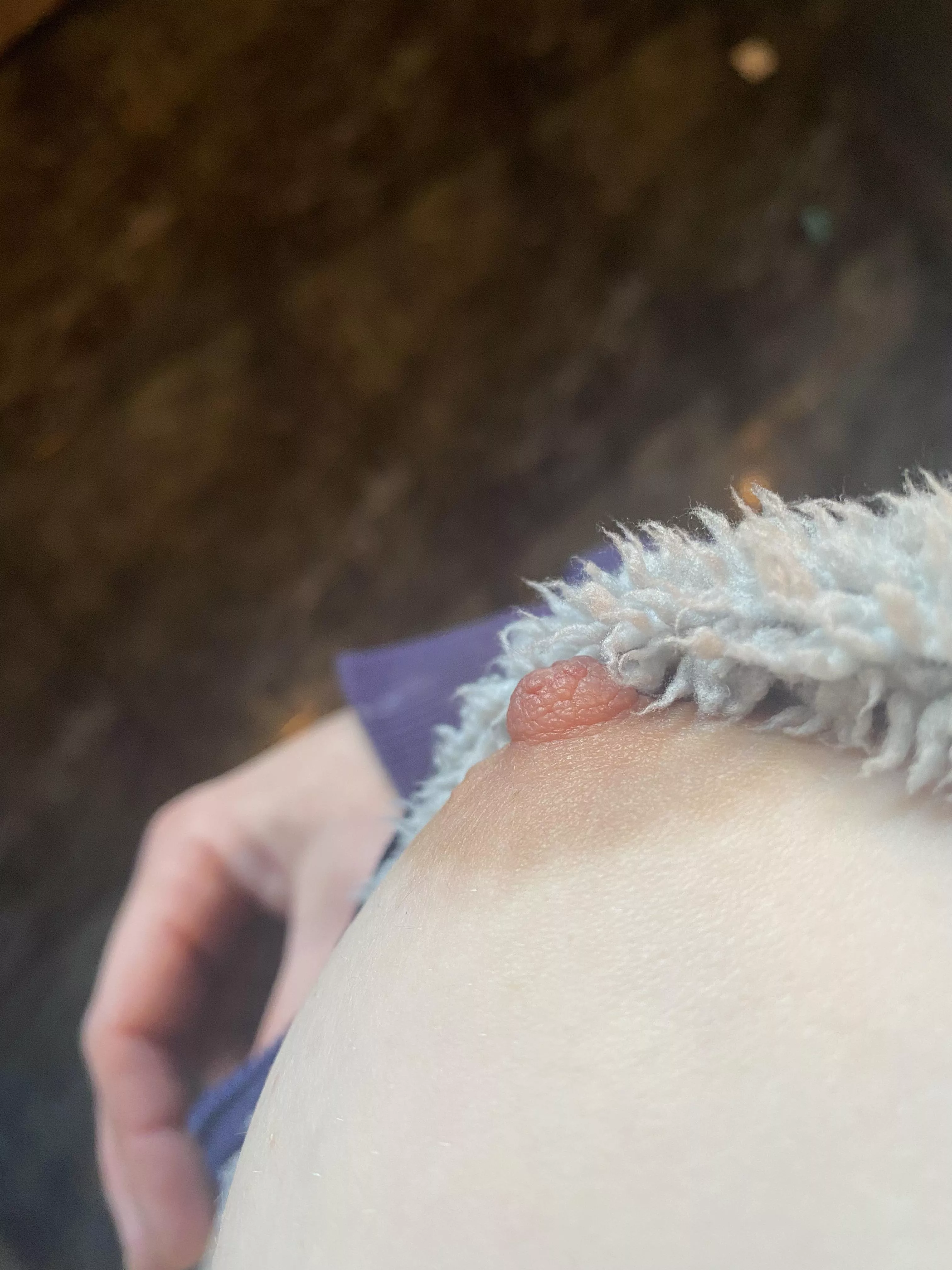 My nipple looks so comfy and warm My nipple looks so comfy and warm