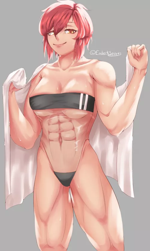 My OC Gabriella in GrisSwimsuit challenge