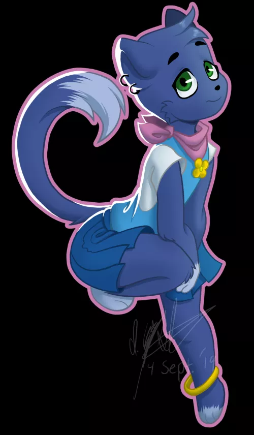 My OC in a cute outfit :)