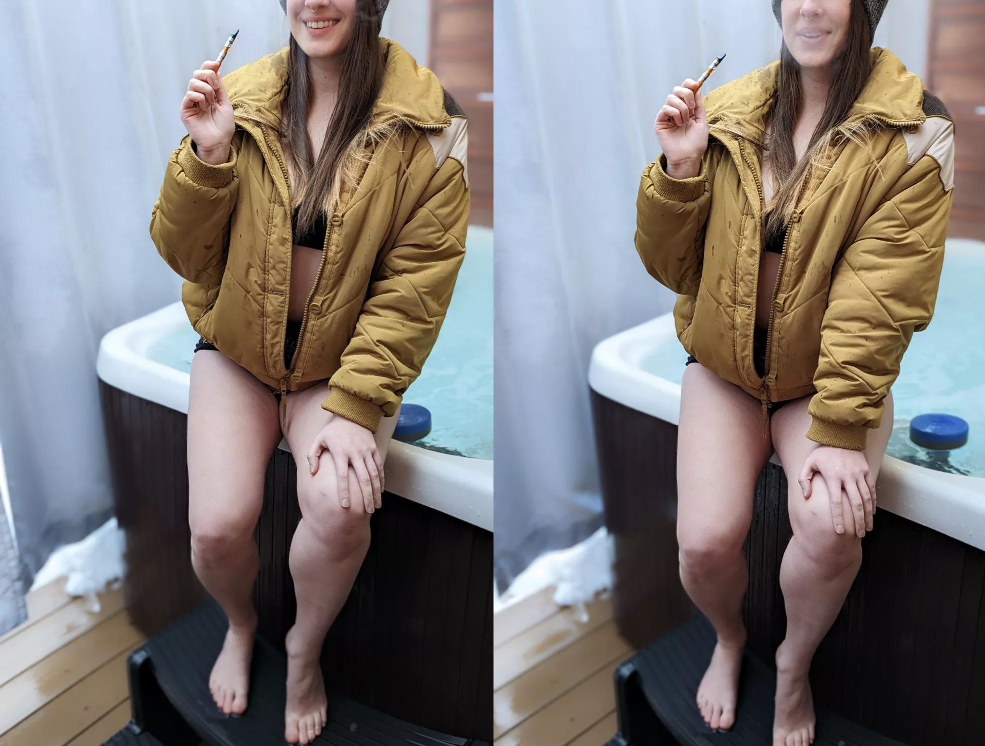 ❄️my perfect winter smoke spot ❄️