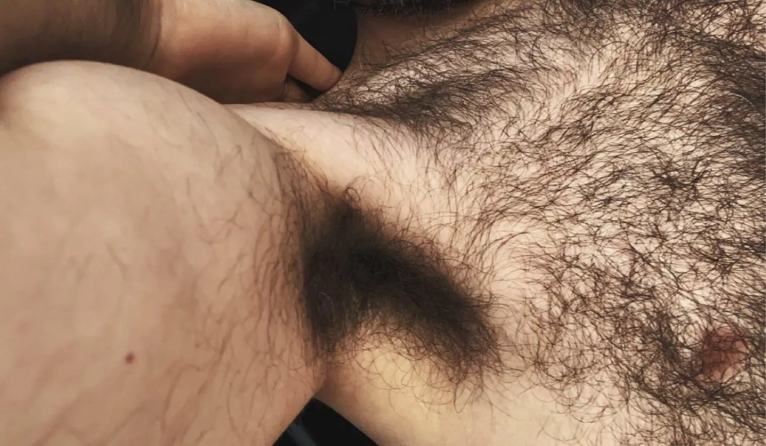 My pits blend into my tits.