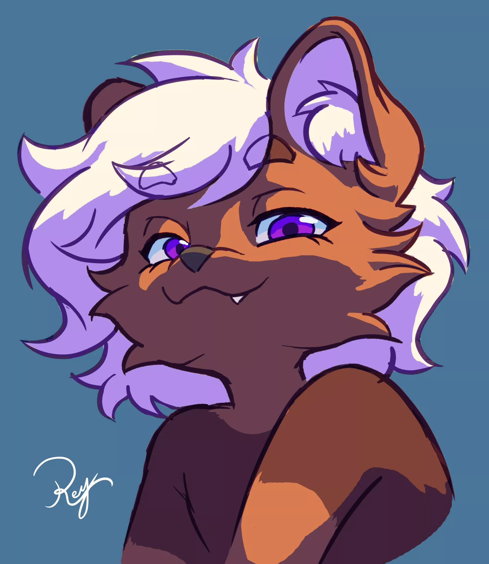 My Pup, my OC drawn by @Reydam on Twitter