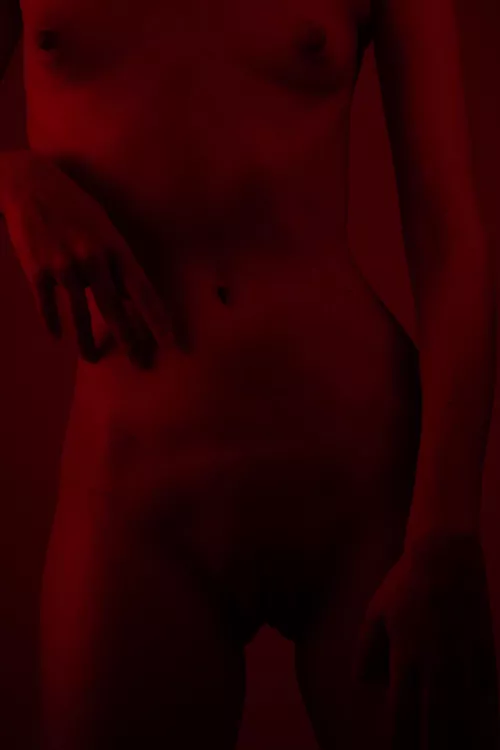 My red self portrait