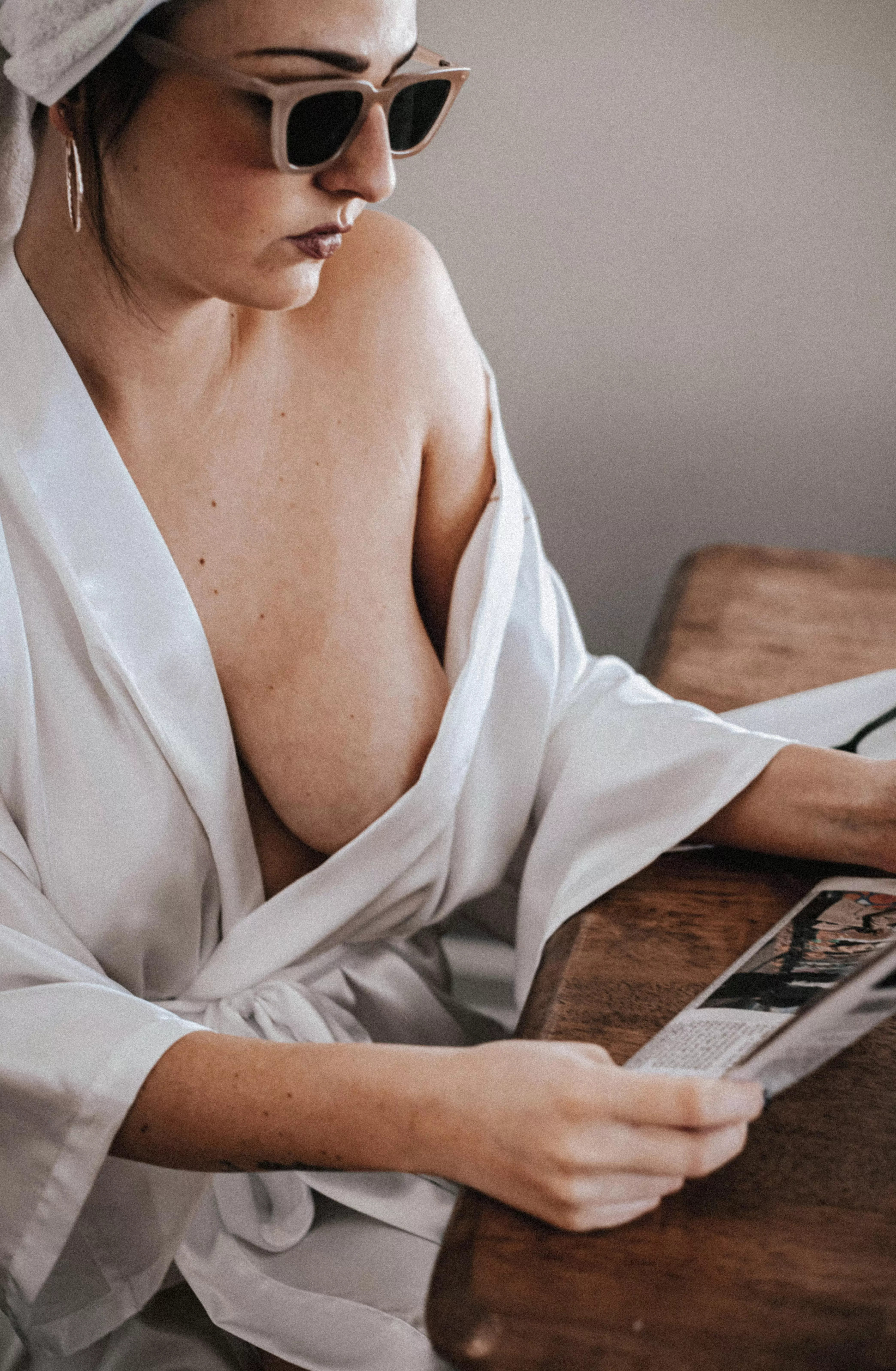 My robe is a little loose…