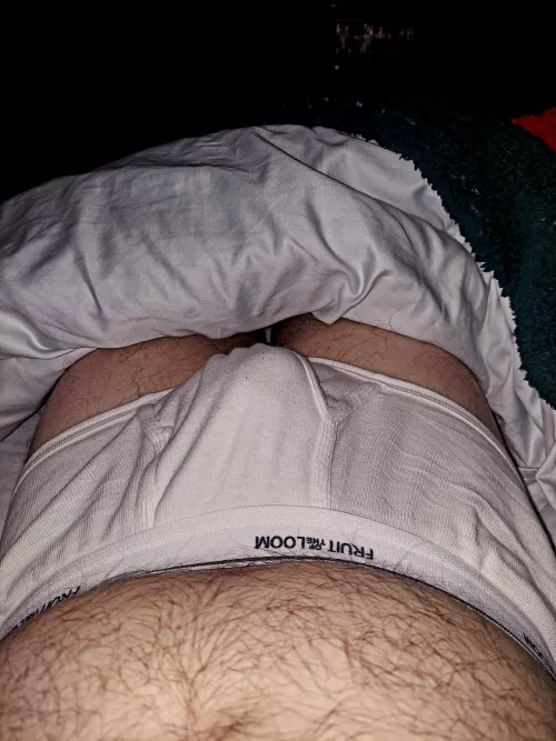 My semi morning bulge