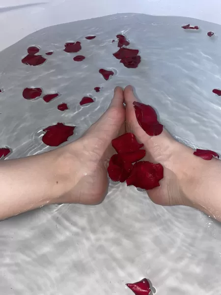 My soft soles would look good around something other than flowers 🍆