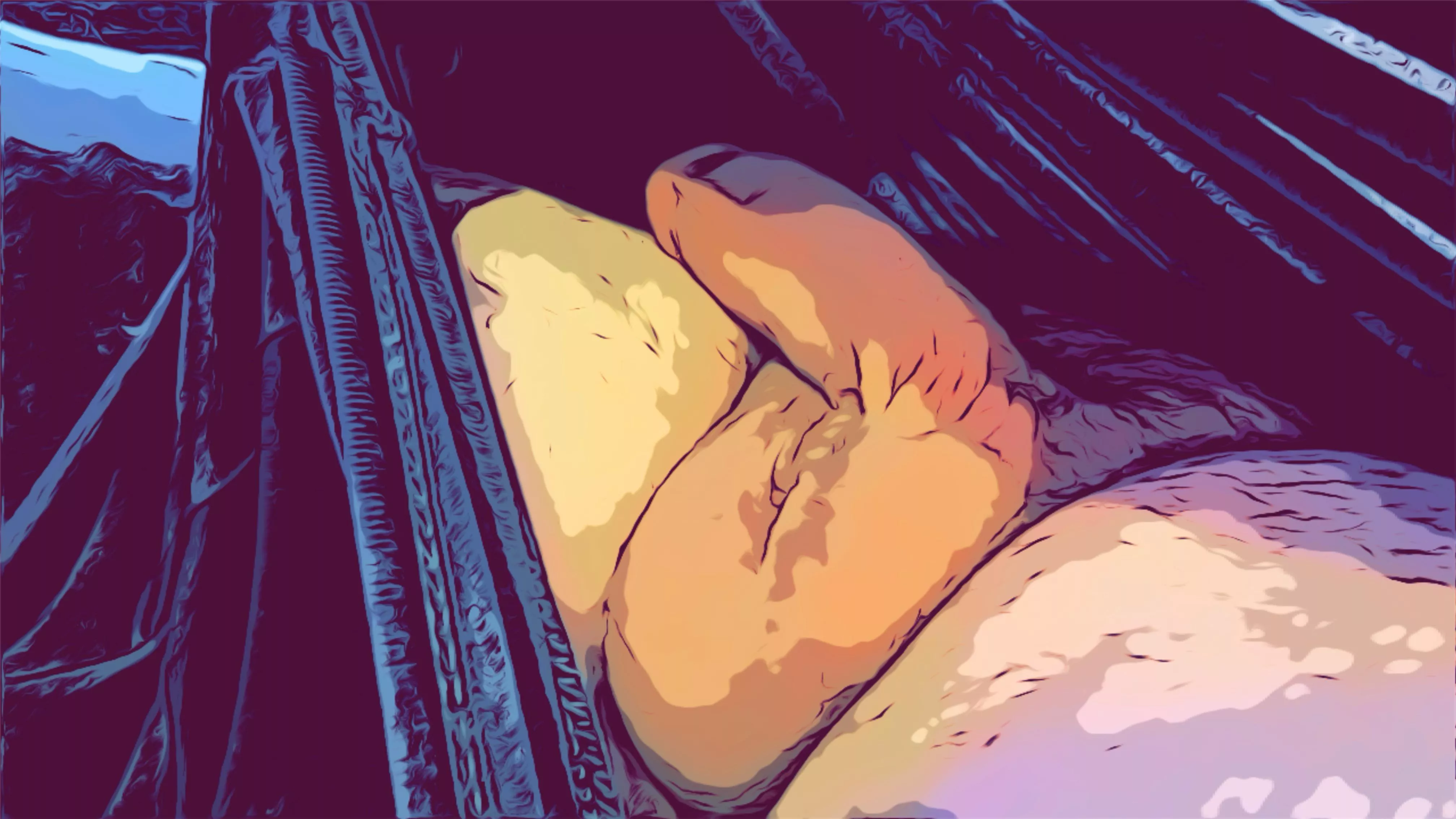 ☕️, my softy in a comic filter