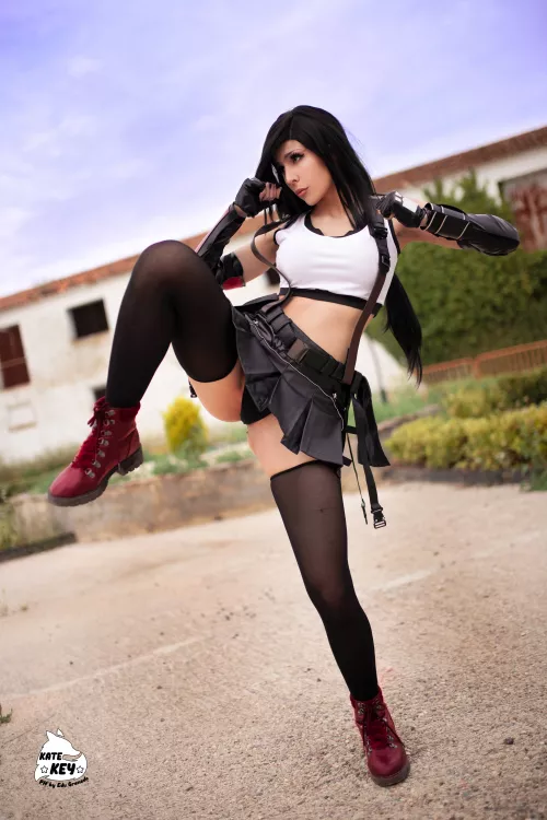 My Tifa cosplay from Final Fantasy VII REMAKE! by Kate Key