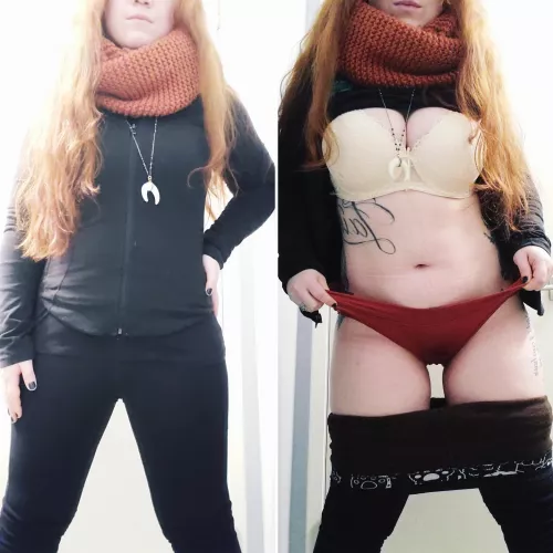 My tight clothes don't leave much to the imagination 😉 I wonder i[f] my coworkers mind