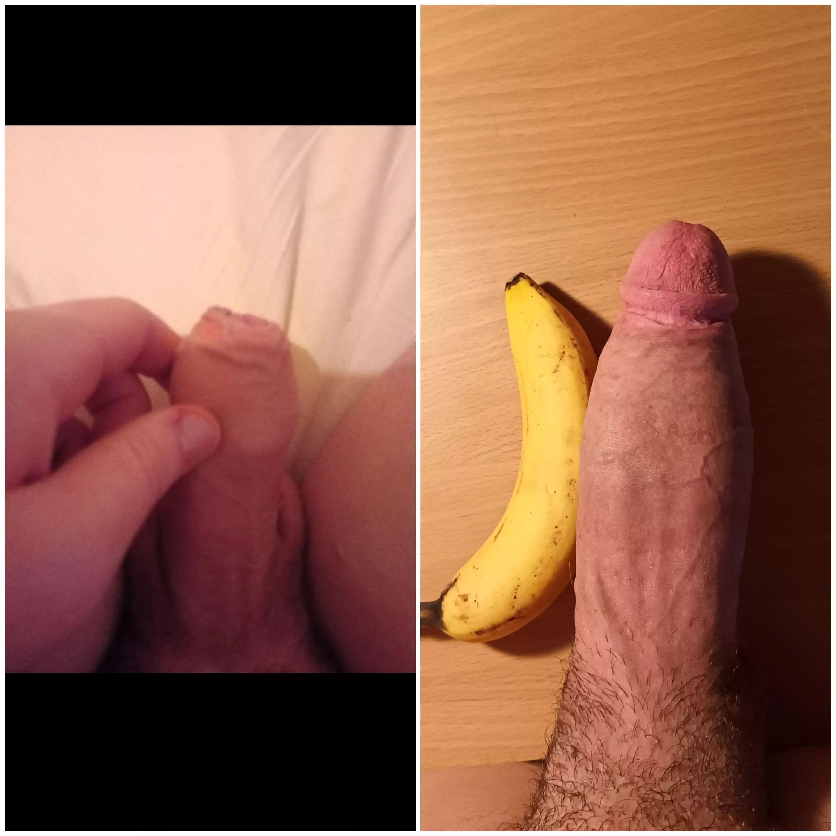 My tiny clit next to a real man