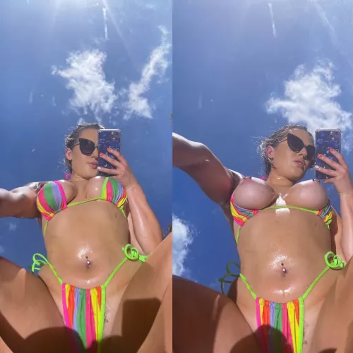 My tits look good in and out of this bikini ;)