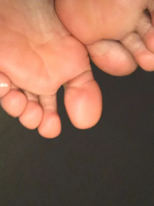 My toes are so warm and soft