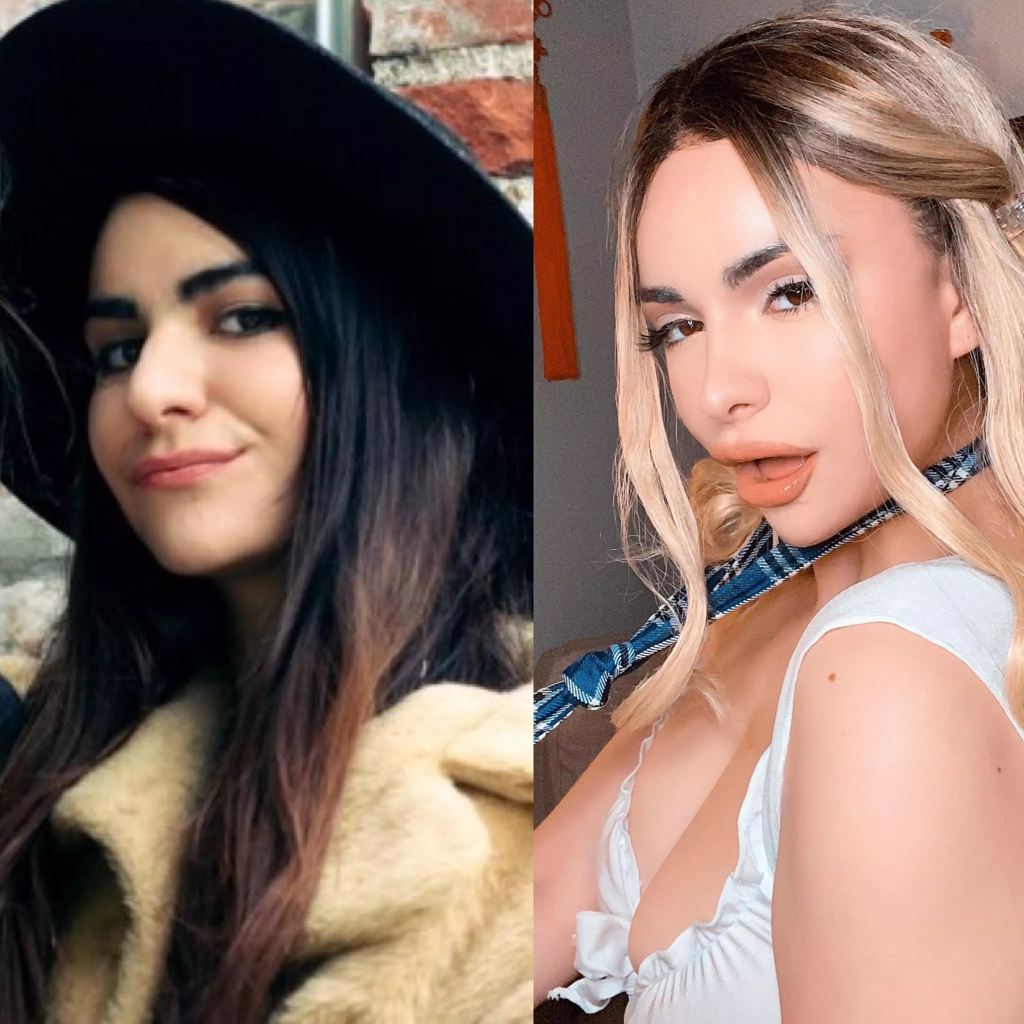 my transformation so far turning into a bimbo! cant wait for more surgeries ???