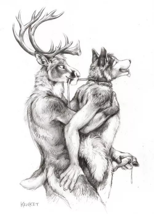 My two favorite animals!!! (Kenket)